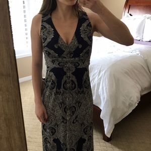 Navy Maxi Dress